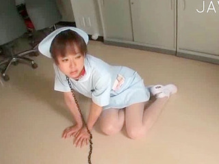Japanese nurse fucking her way through XXX toys for nippon relief