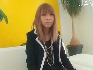 Japanese babe with nippon brunette hair gets horny, fucks and gets satisfied with her pet snake