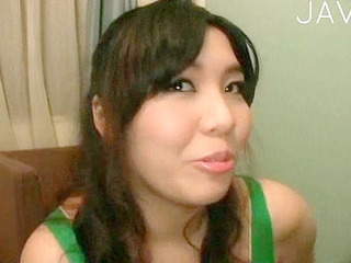 Juicy nipples poke out of Busty Asian Goddess's pale Tit-sack